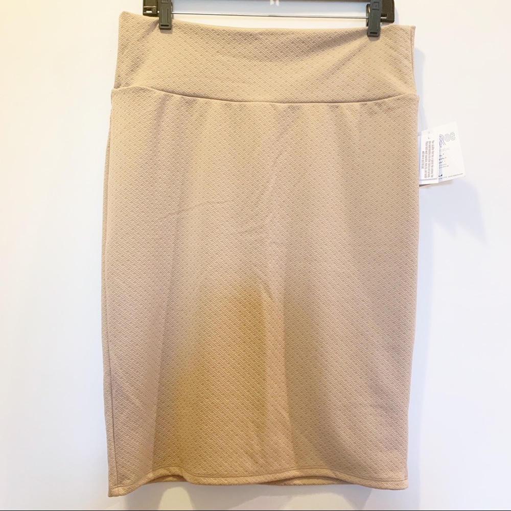 LulaRoe | Beige Cassie Skirt | NWT | Size XL
